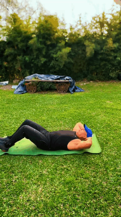 Abdominales Bicicleta